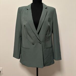 **EXPRESS* Green Super Soft Twill Blazer Suit Jacket NWT Size Medium